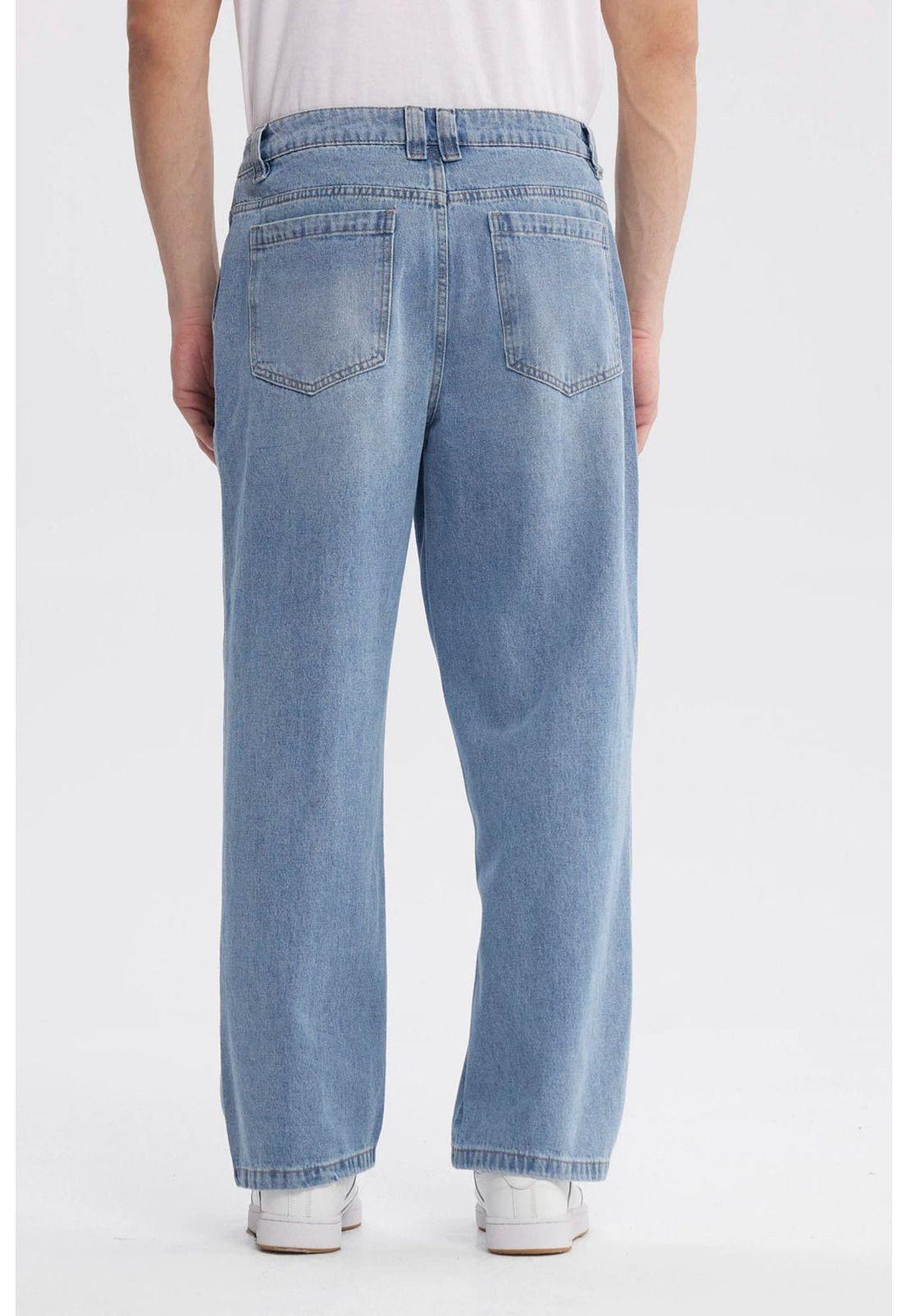 Jeans Hombre Straight Azul - Vl-2