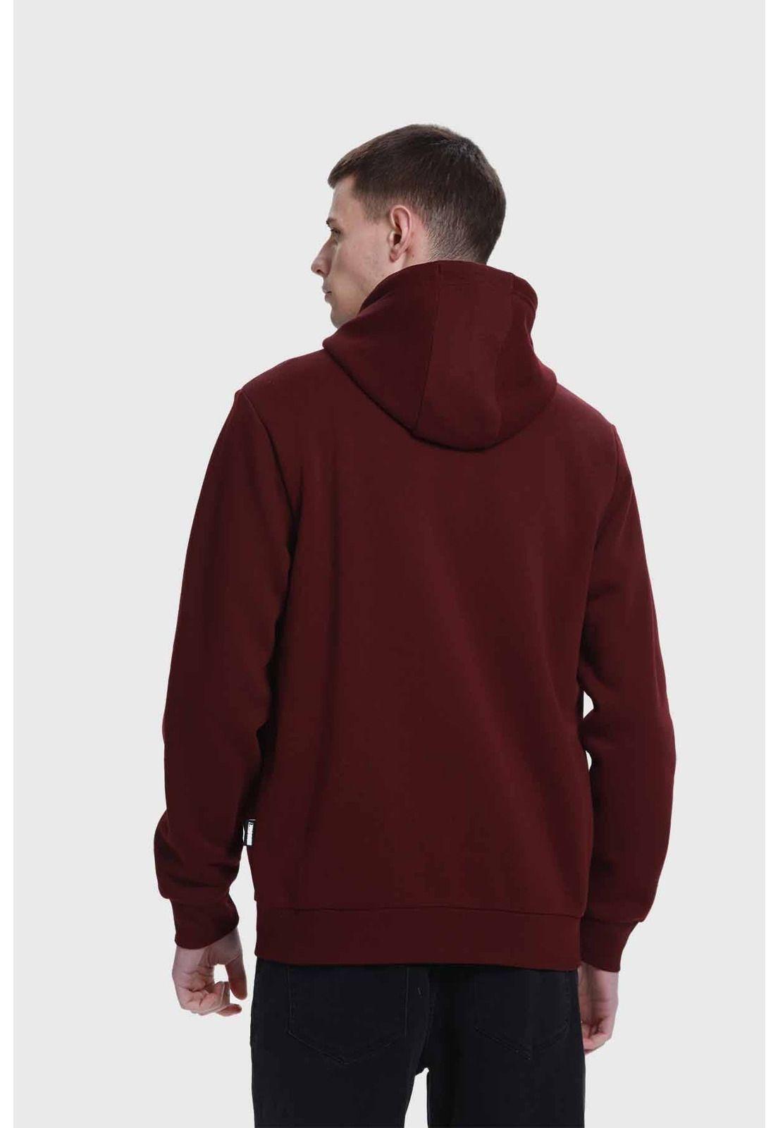 Polerón Hombre Basic Burdeo-2