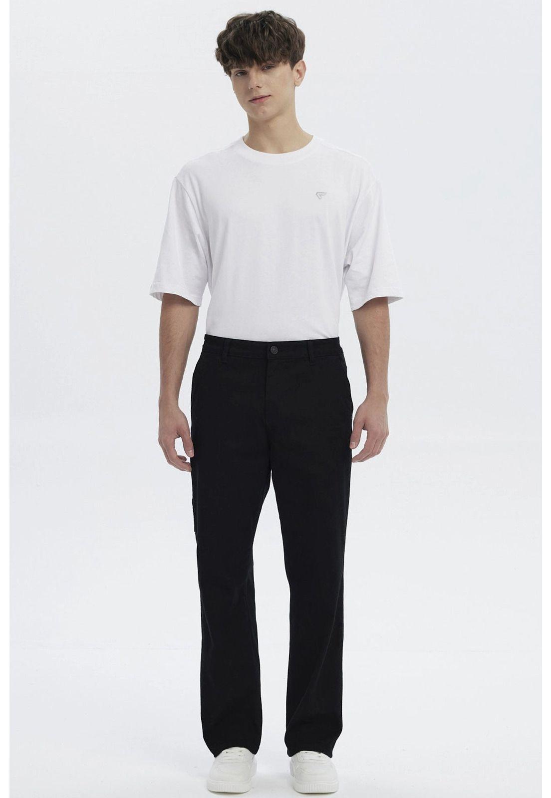 Jeans Hombre Straight Negro - Vl-3