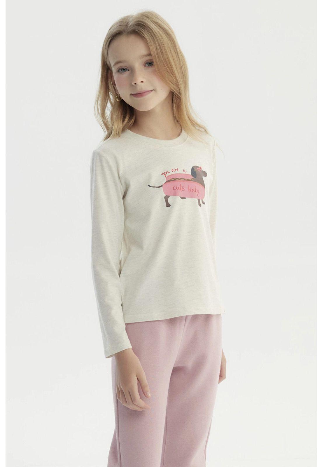 Polera Niña Básica Toddler Beige - ll-1