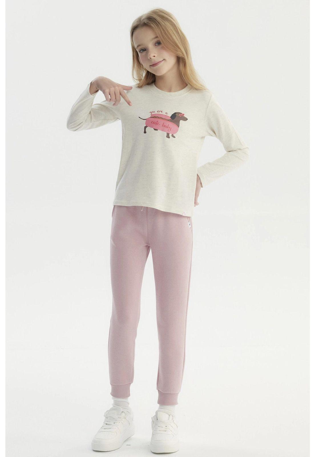 Polera Niña Básica Toddler Beige - ll-3