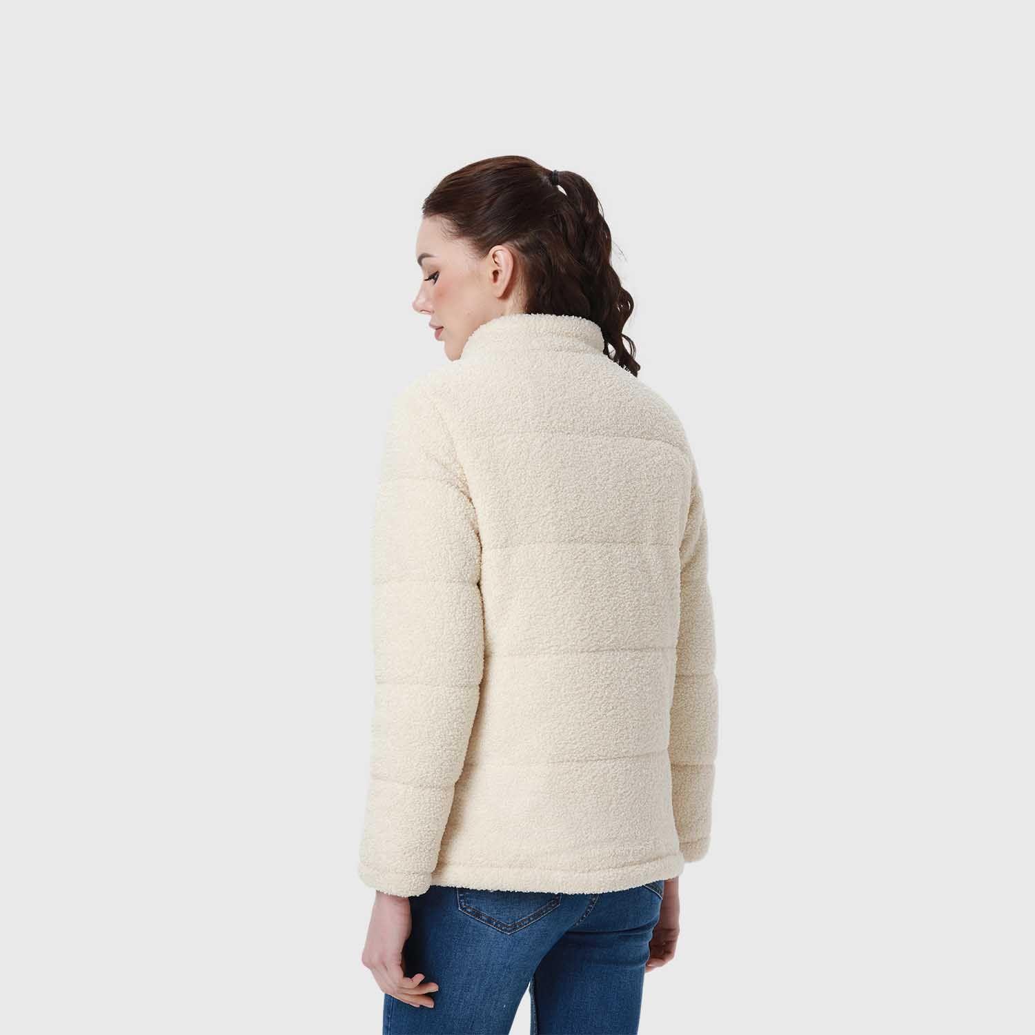 Polar Mujer Tipo Chaqueta Puffa Arena-5