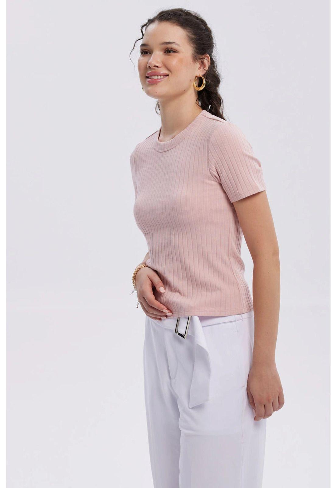 Polera Mujer Rib Crop Lisa Palo Rosa-1