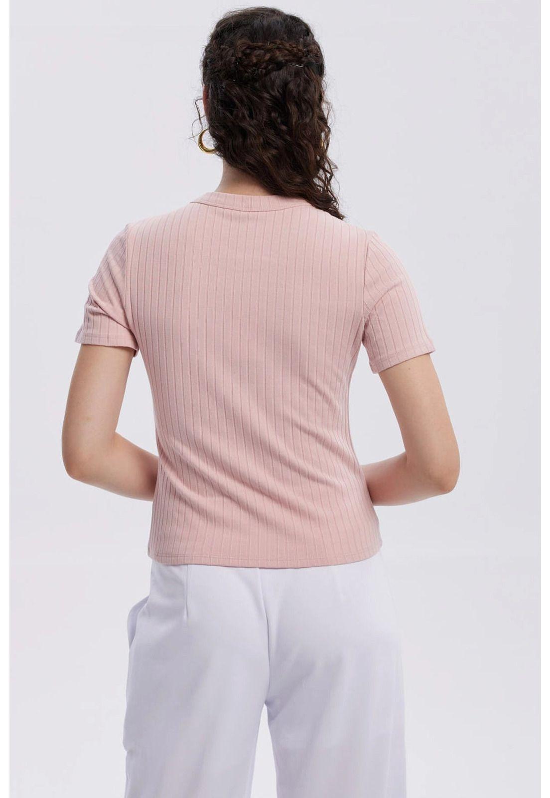 Polera Mujer Rib Crop Lisa Palo Rosa-2
