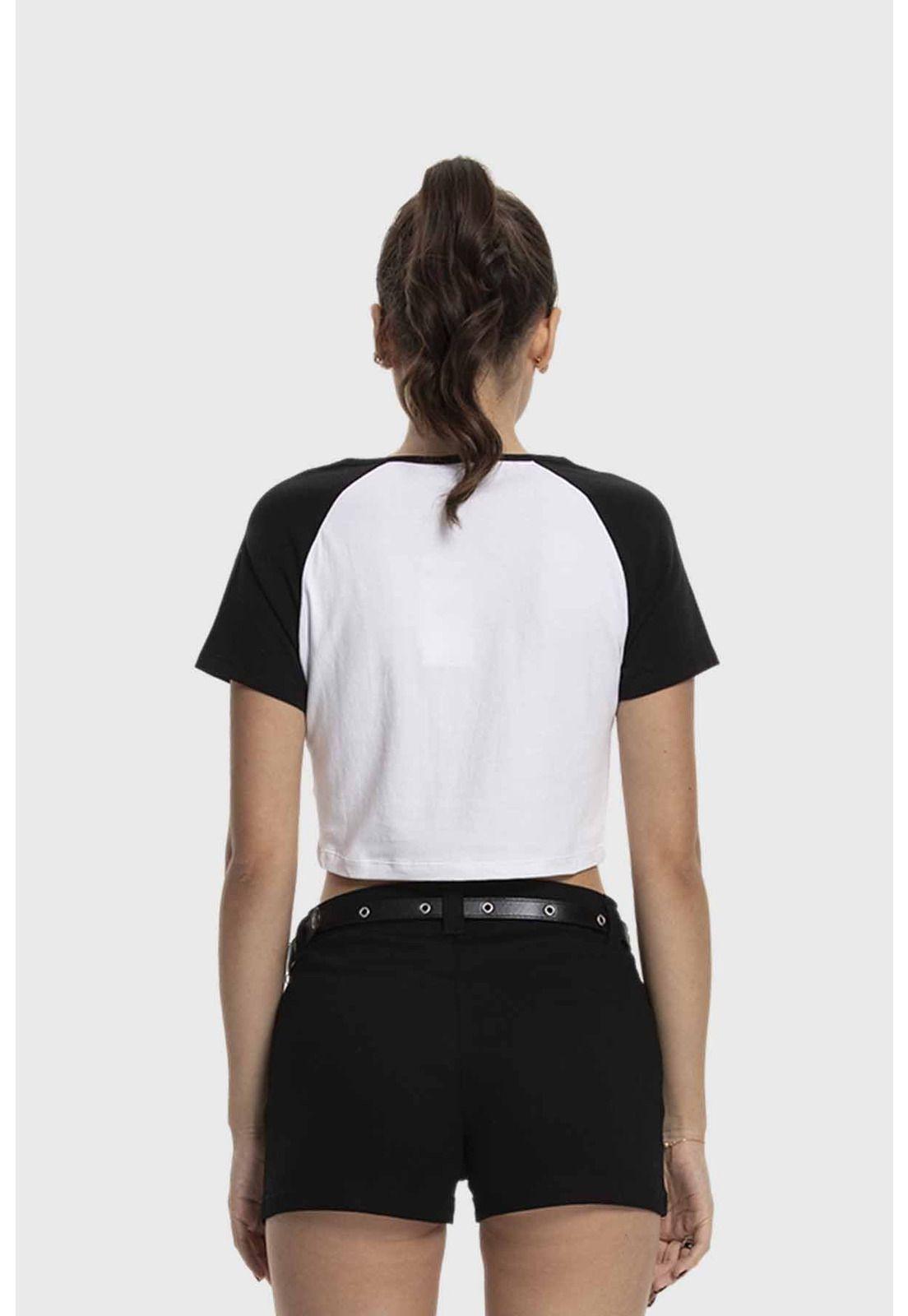 Polera Mujer Bicolor Negro-2
