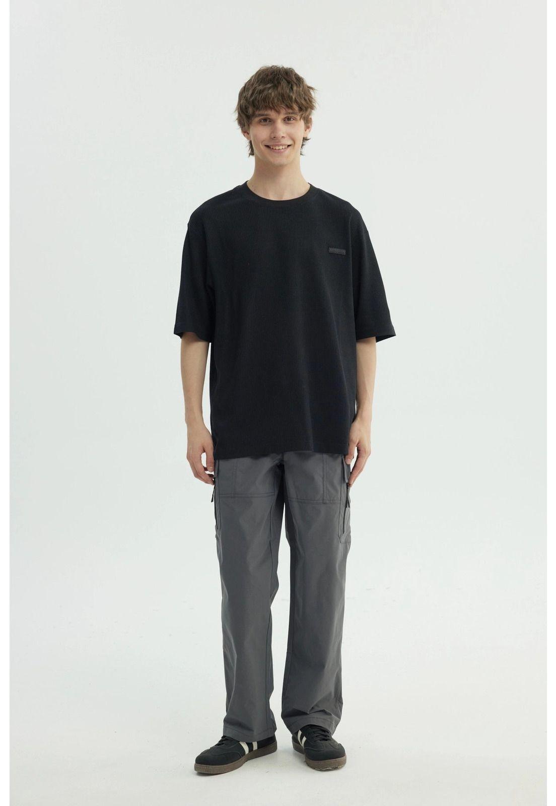 Polera Hombre Oversize Negro - lX-3