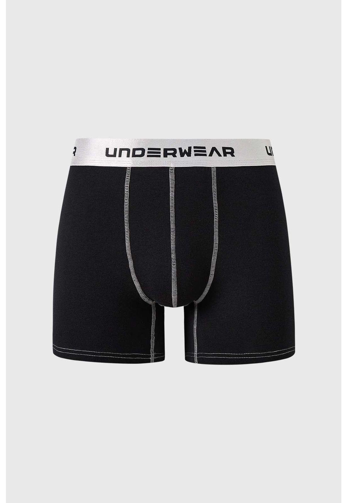 Bóxer Hombre Tripack Pretina Negro-0