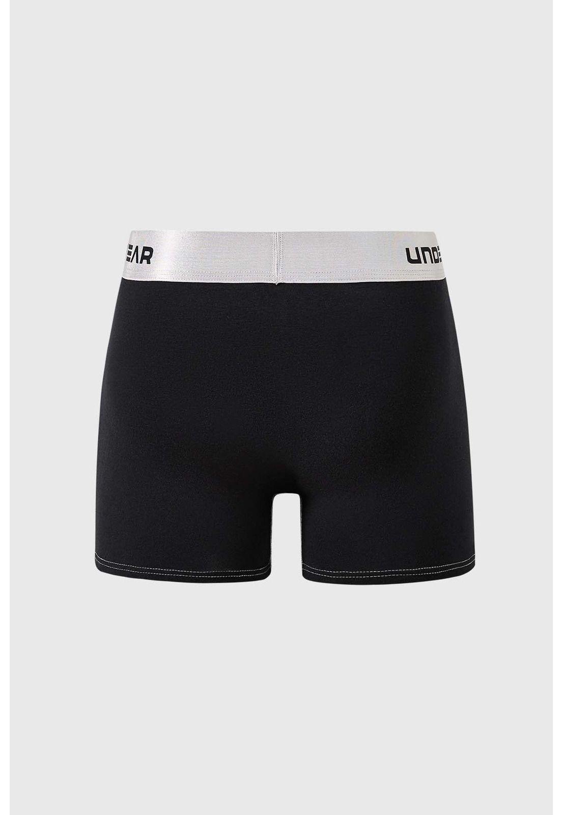 Bóxer Hombre Tripack Pretina Negro-1