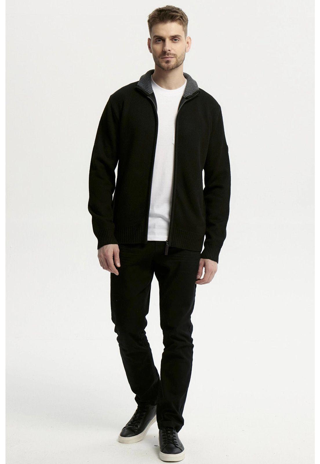 Sweater Hombre Slim Negro - lll-3