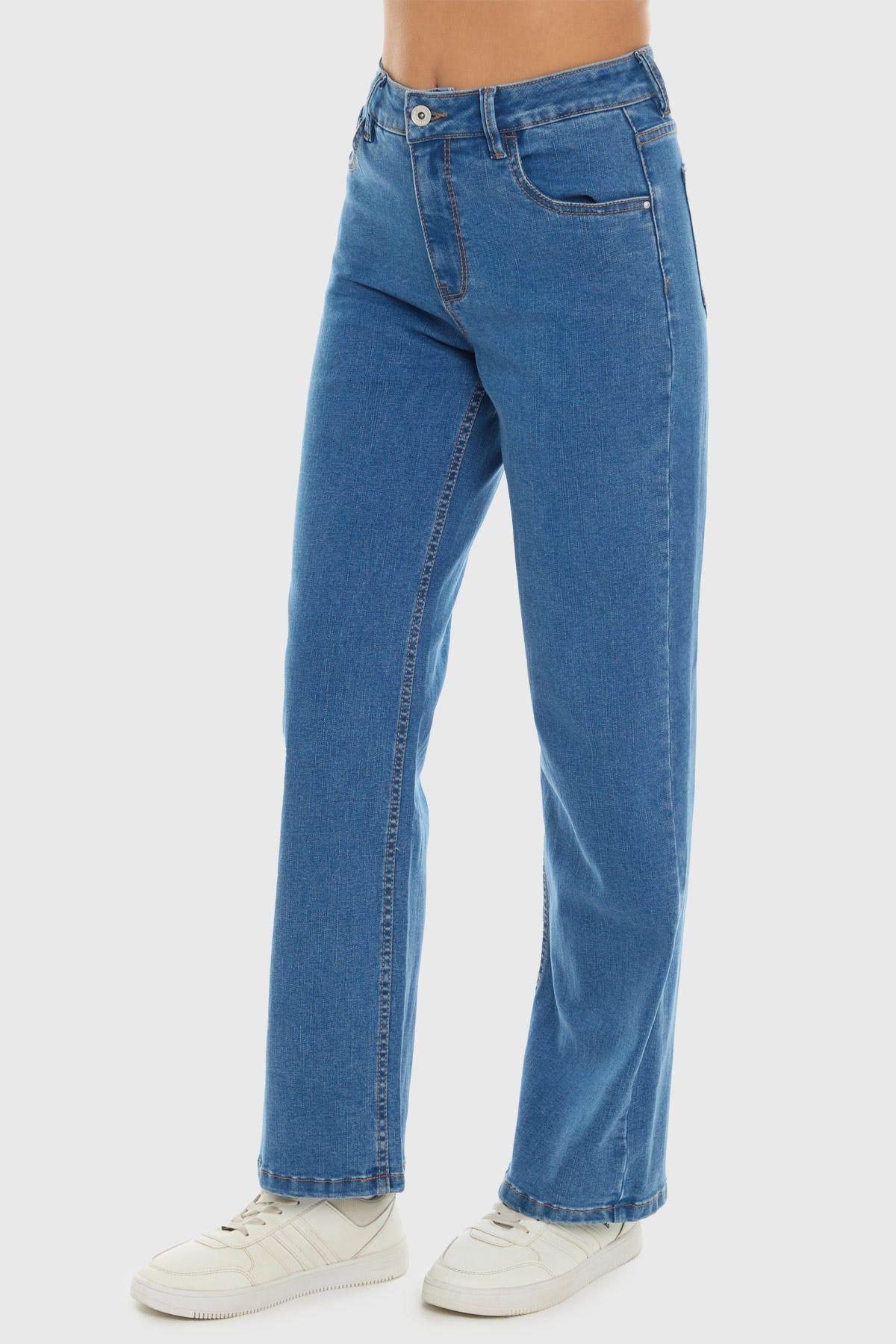 Jeans Mujer Wide Leg Sofia Azul Fashion's Park-1