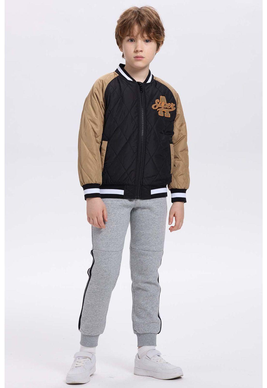 Chaqueta Niño Bomber Negro - ll-3