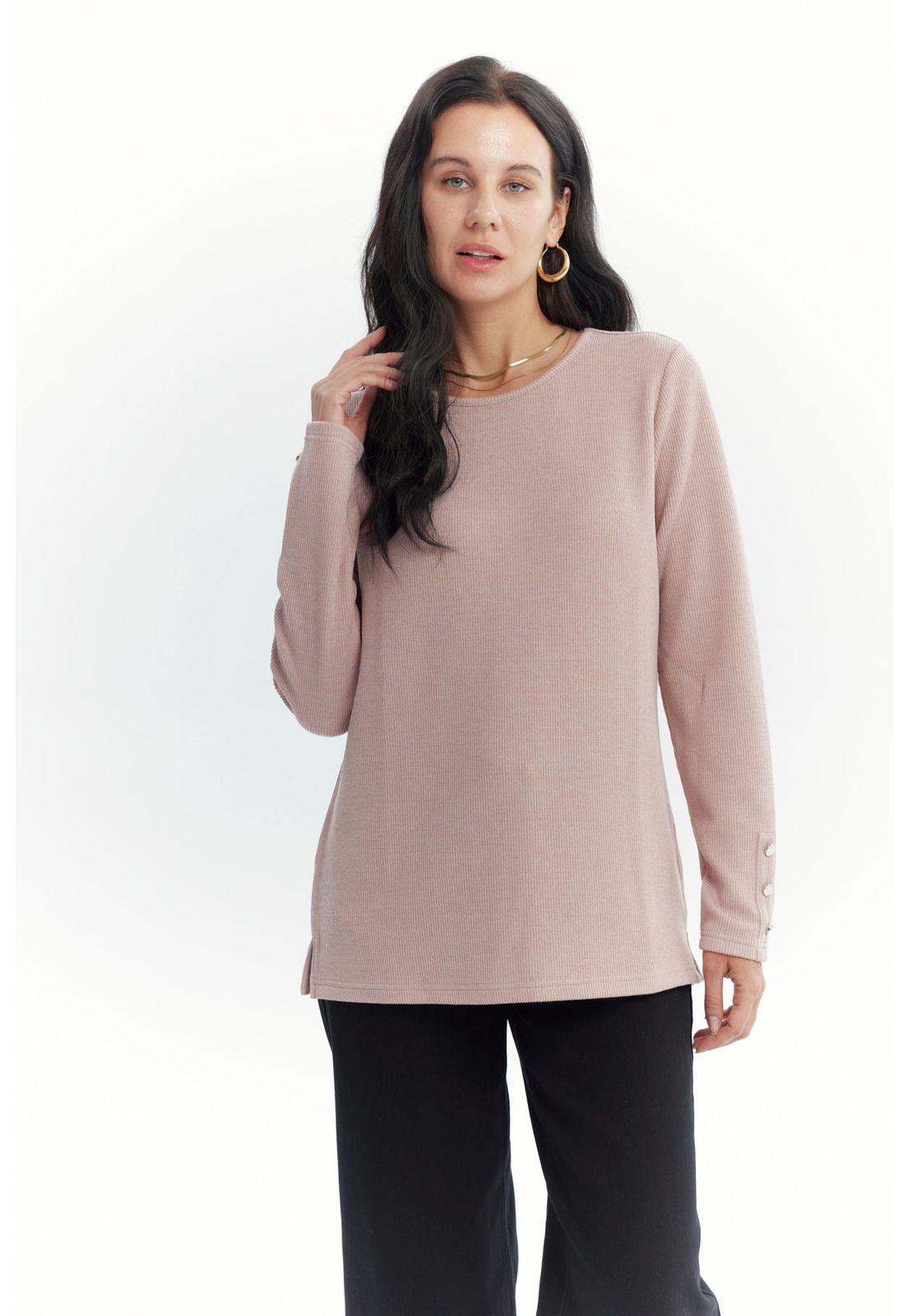 Sweater Mujer Regular Rosado - ll-0