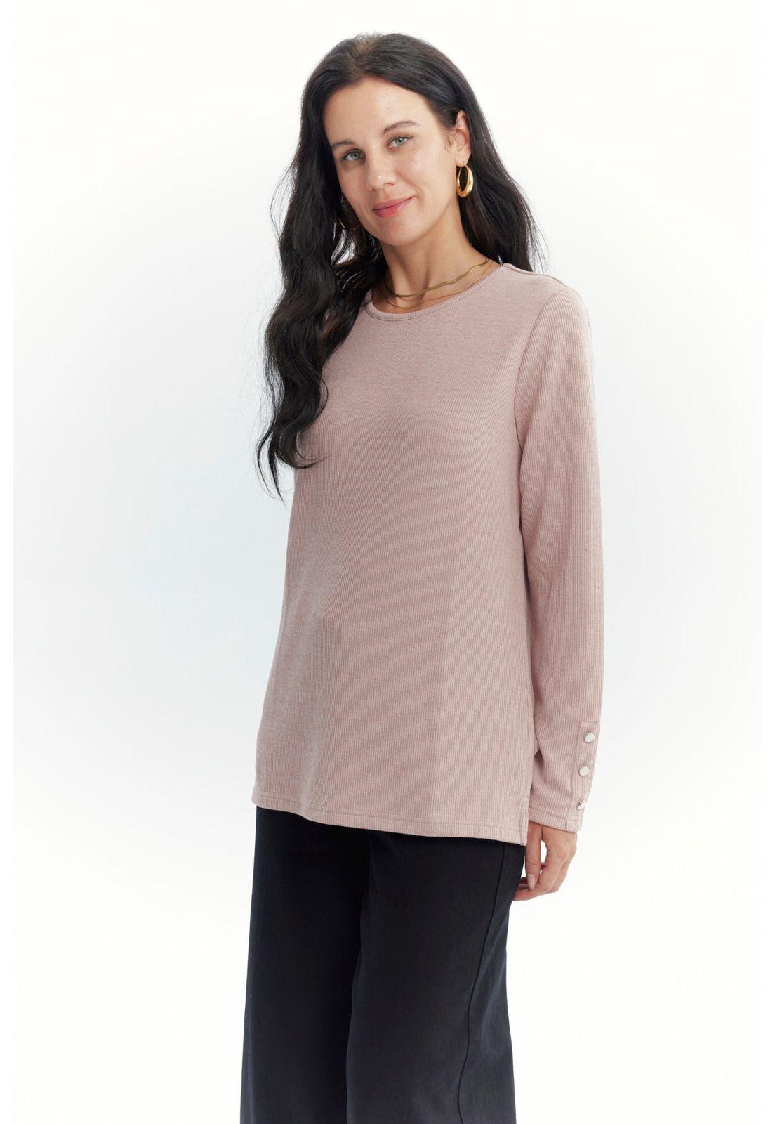 Sweater Mujer Regular Rosado - ll-1