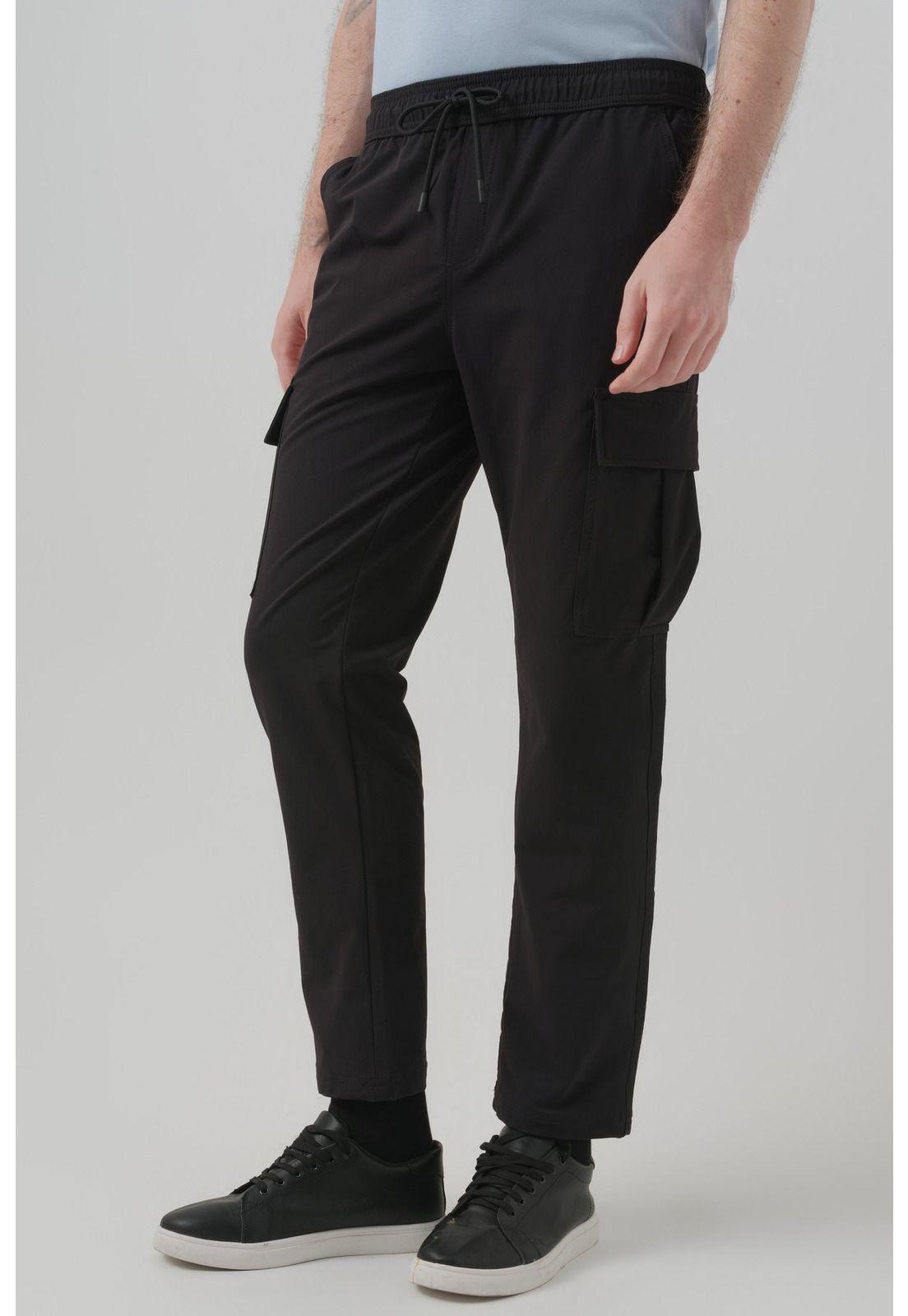Pantalón Hombre Clásico Negro - ll-1