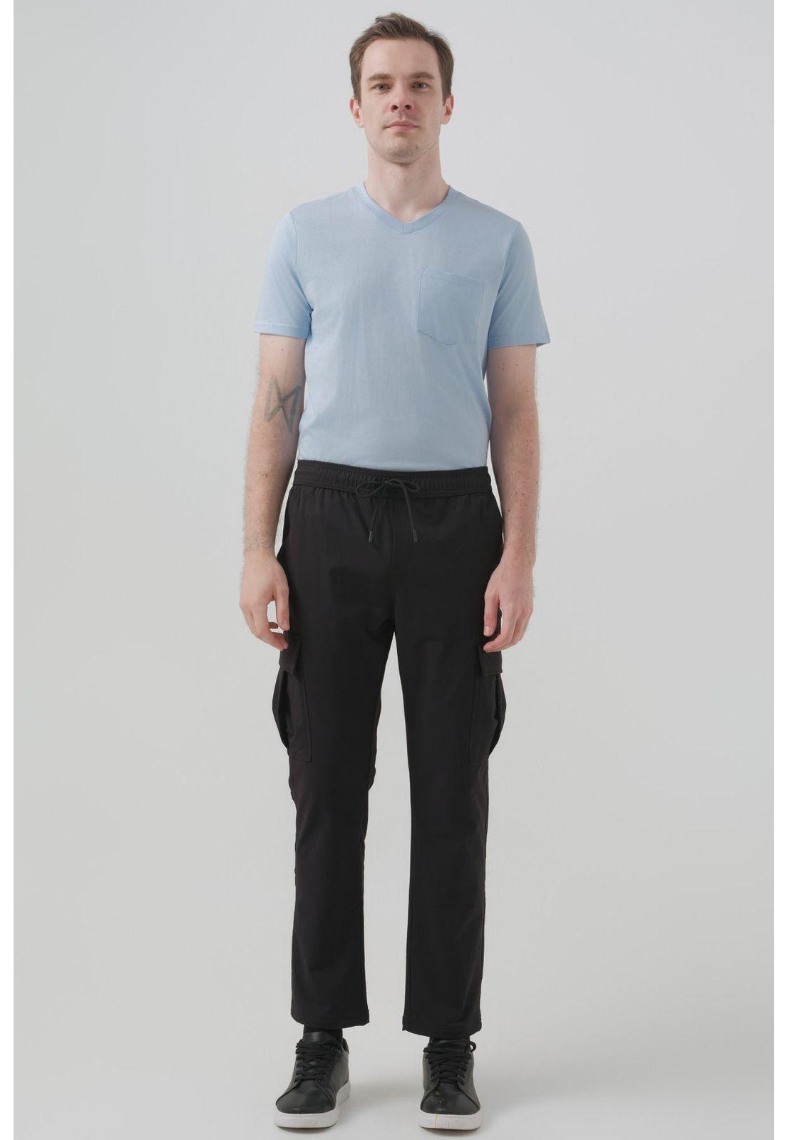 Pantalón Hombre Clásico Negro - ll-3