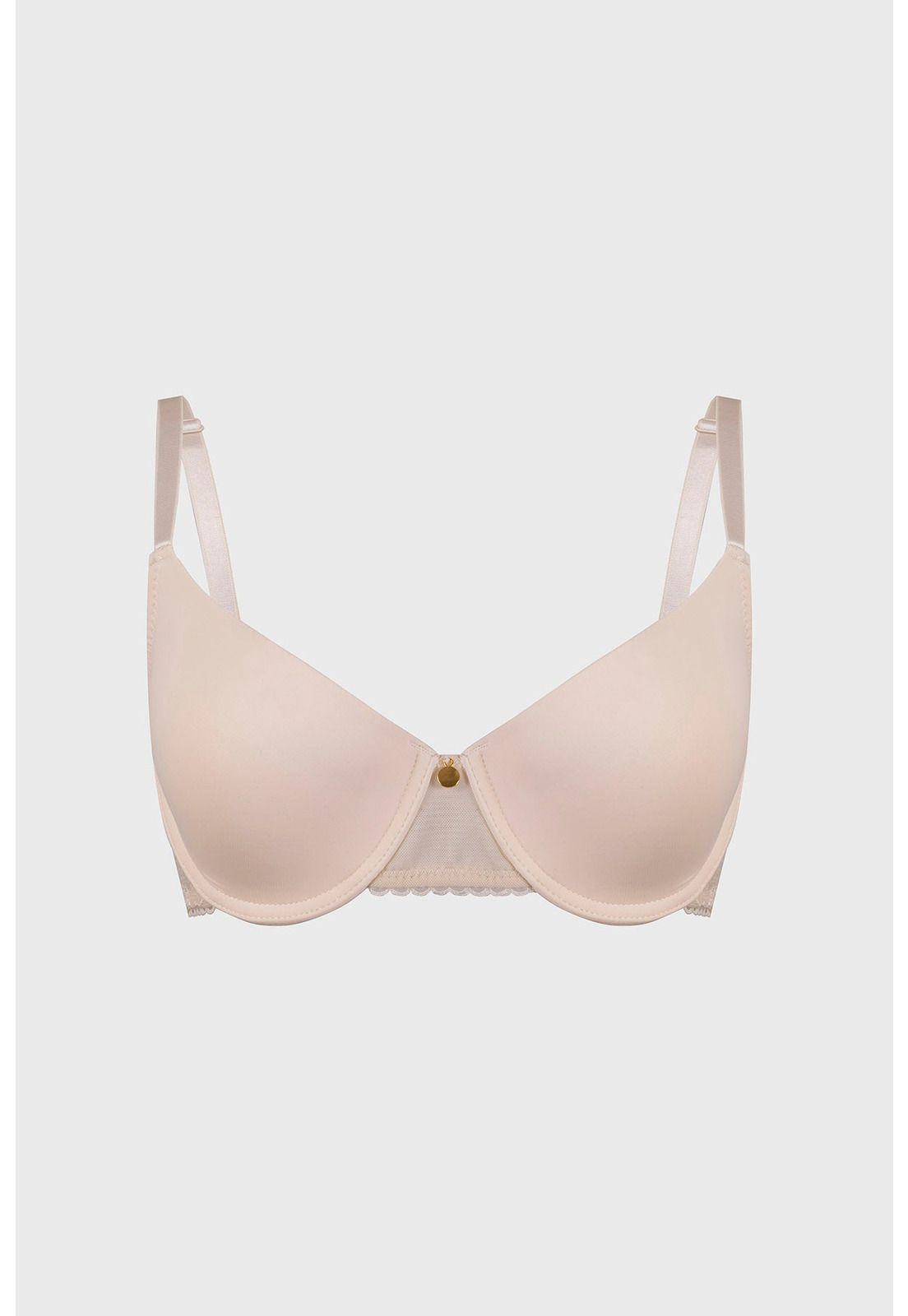 Sostén Mujer Push Up Liso Crudo-0