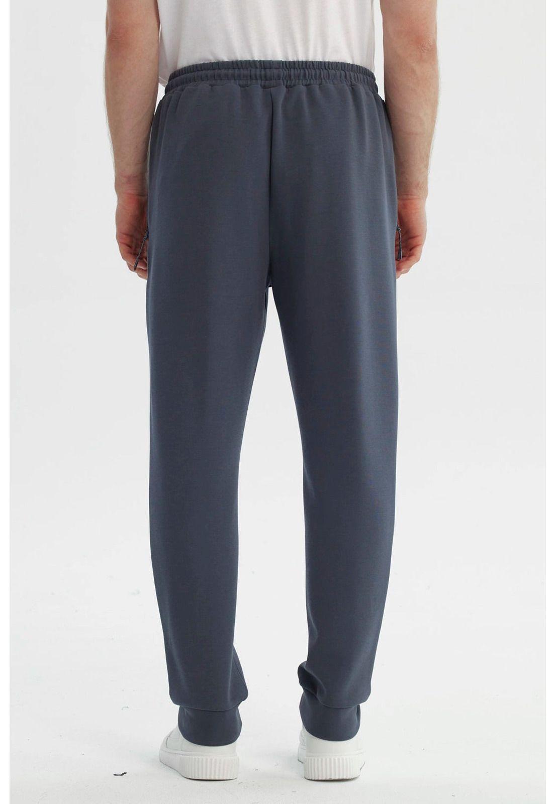 Pantalón Buzo Hombre Juvenil Pitillo Marengo-2