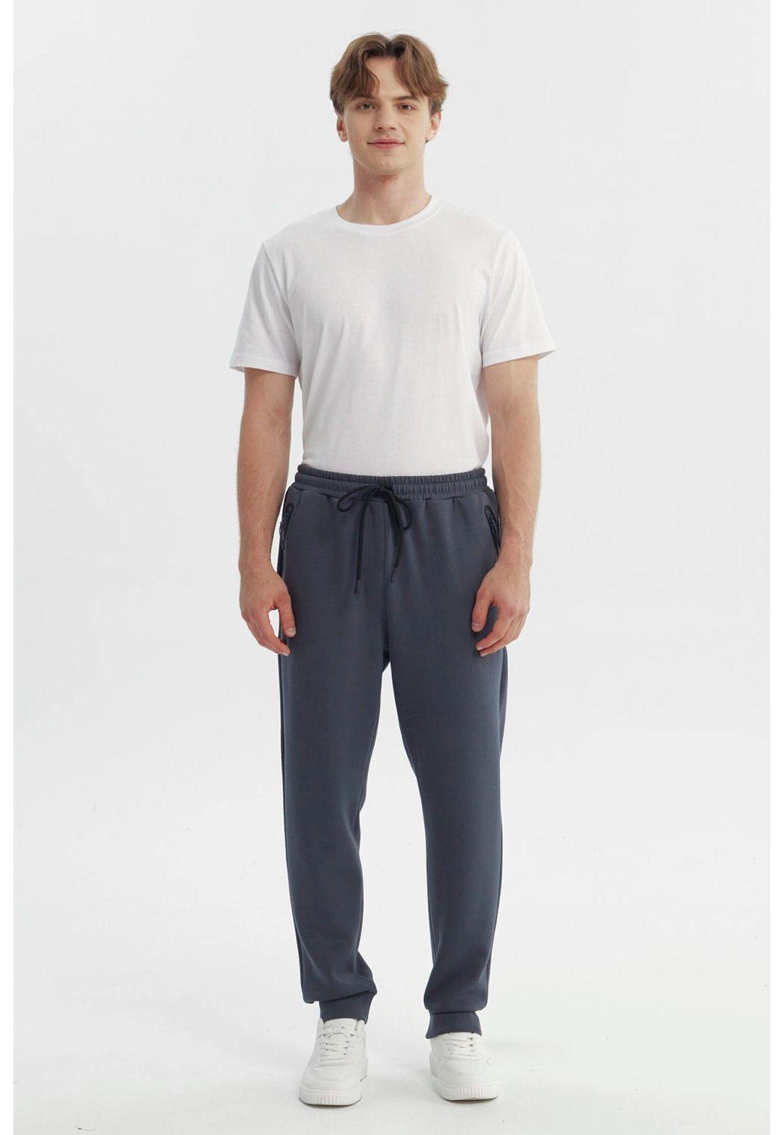Pantalón Buzo Hombre Juvenil Pitillo Marengo-3