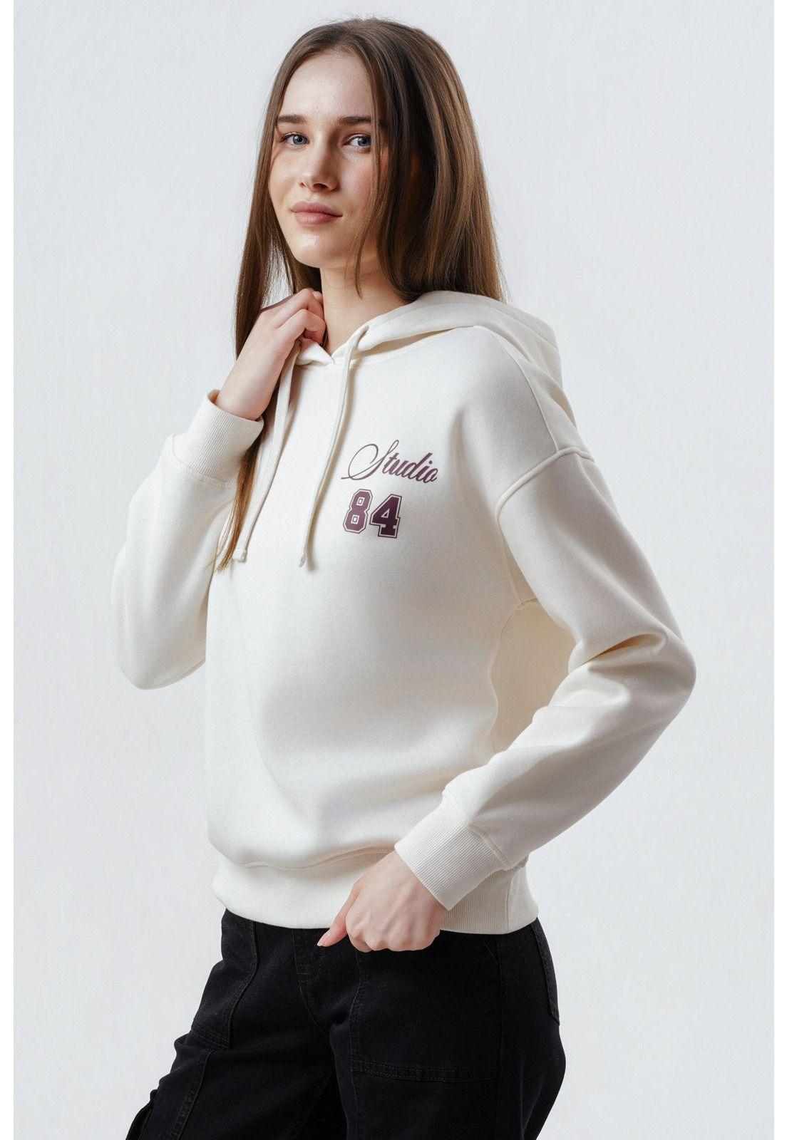 Polerón Mujer Classic Crema - lV-1