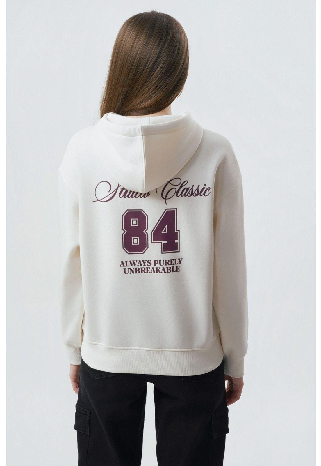 Polerón Mujer Classic Crema - lV-2