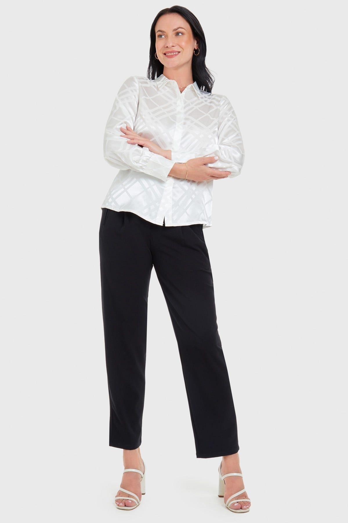 Blusa Mujer Con Textura Crudo-2