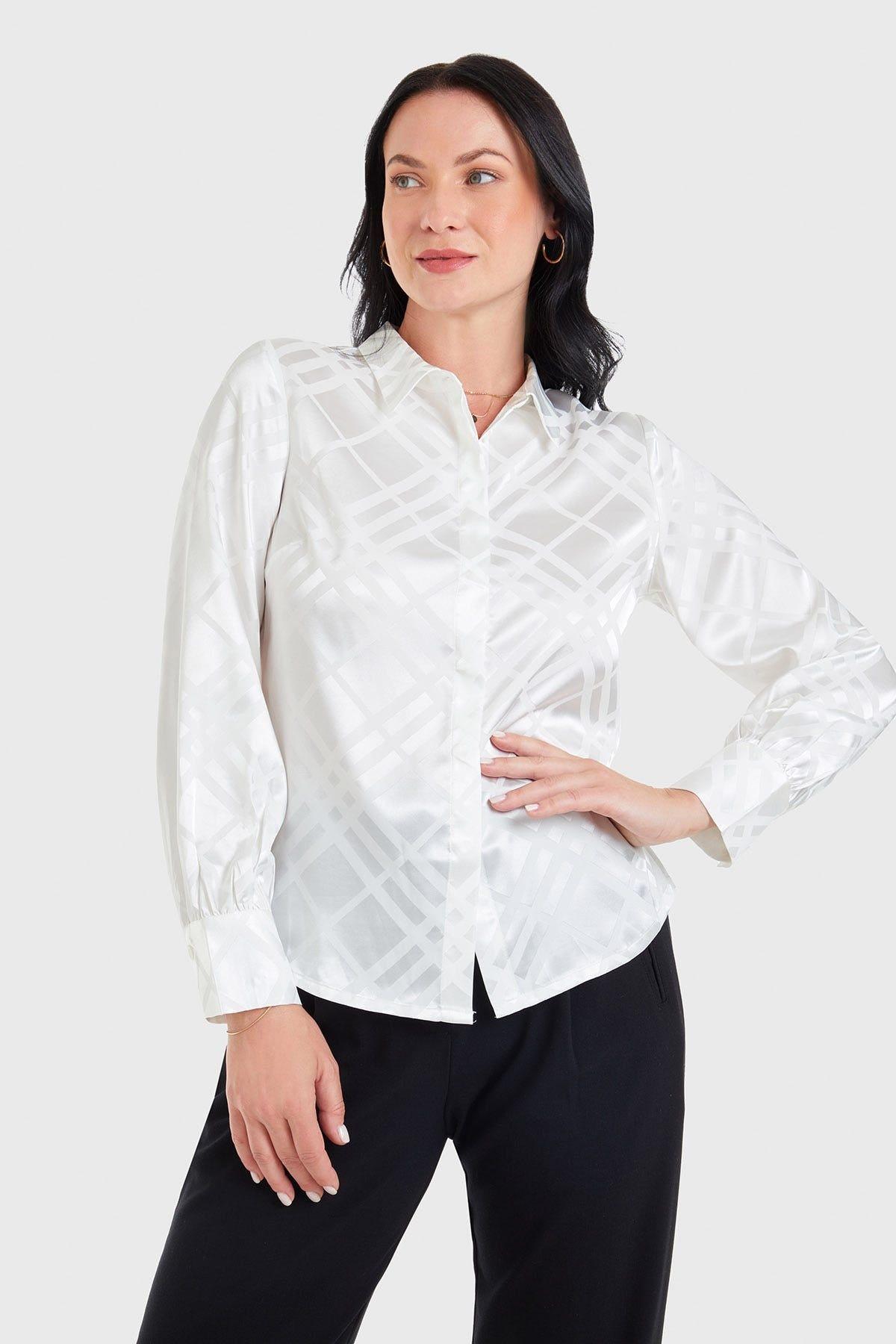 Blusa Mujer Con Textura Crudo-3