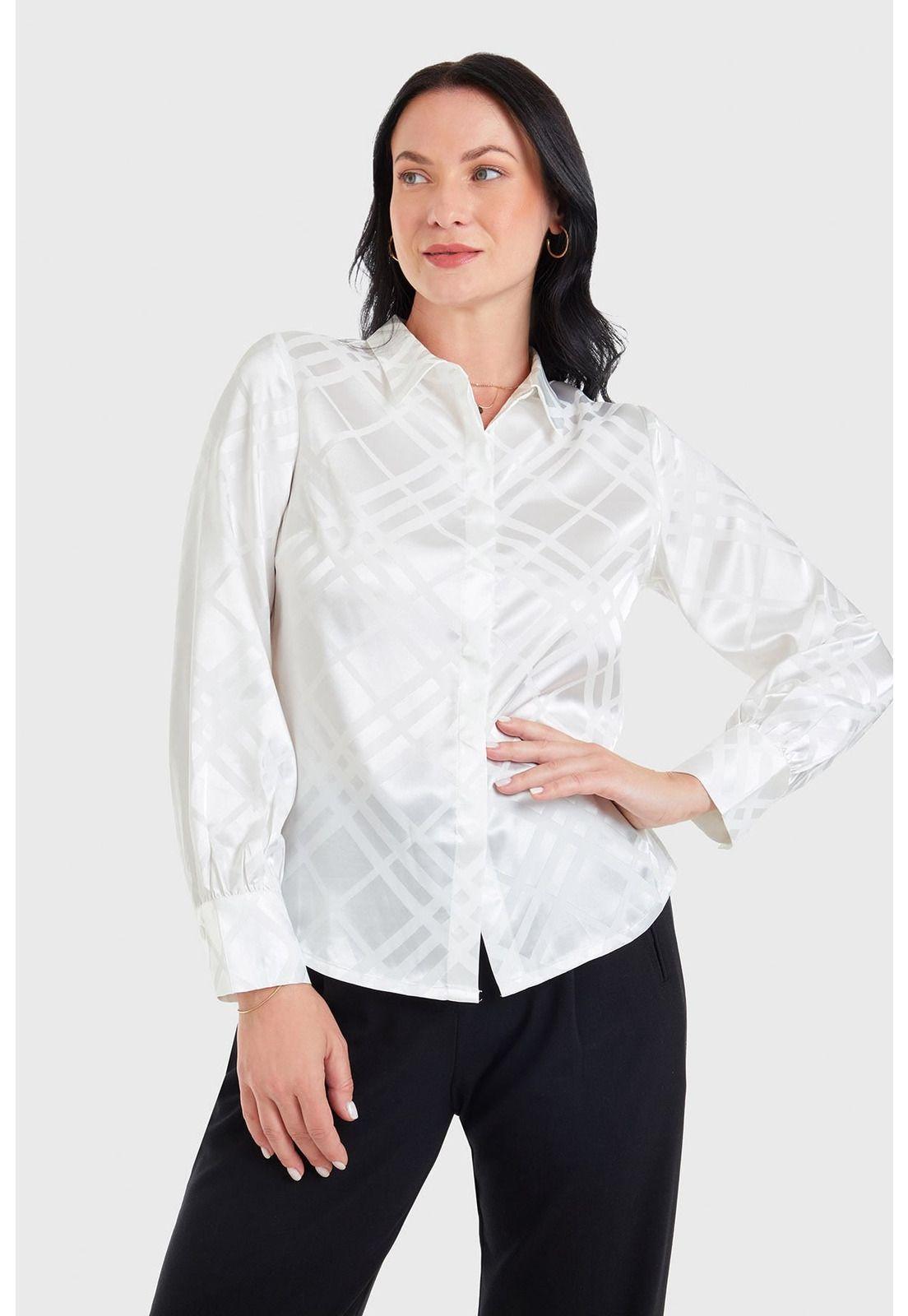 Blusa Mujer Con Textura Crudo-0
