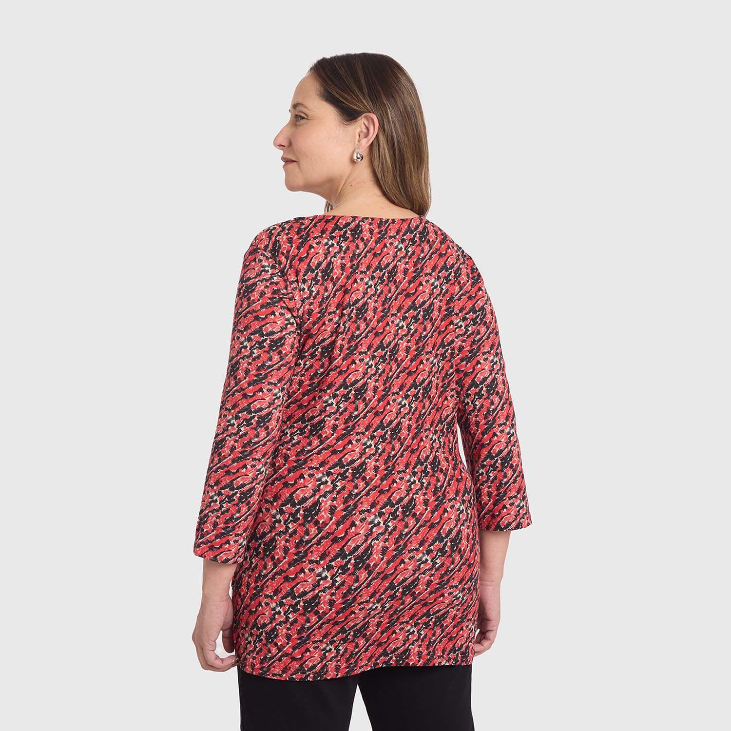 Polera Mujer Estampada Rojo Fashion´s Park-2
