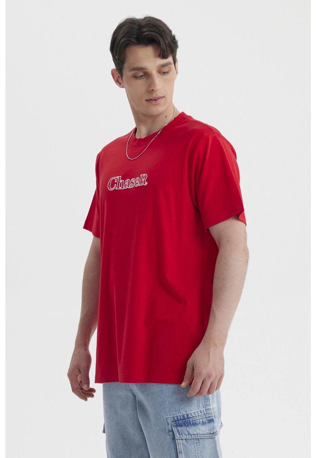 Polera Hombre Slim Rojo-1