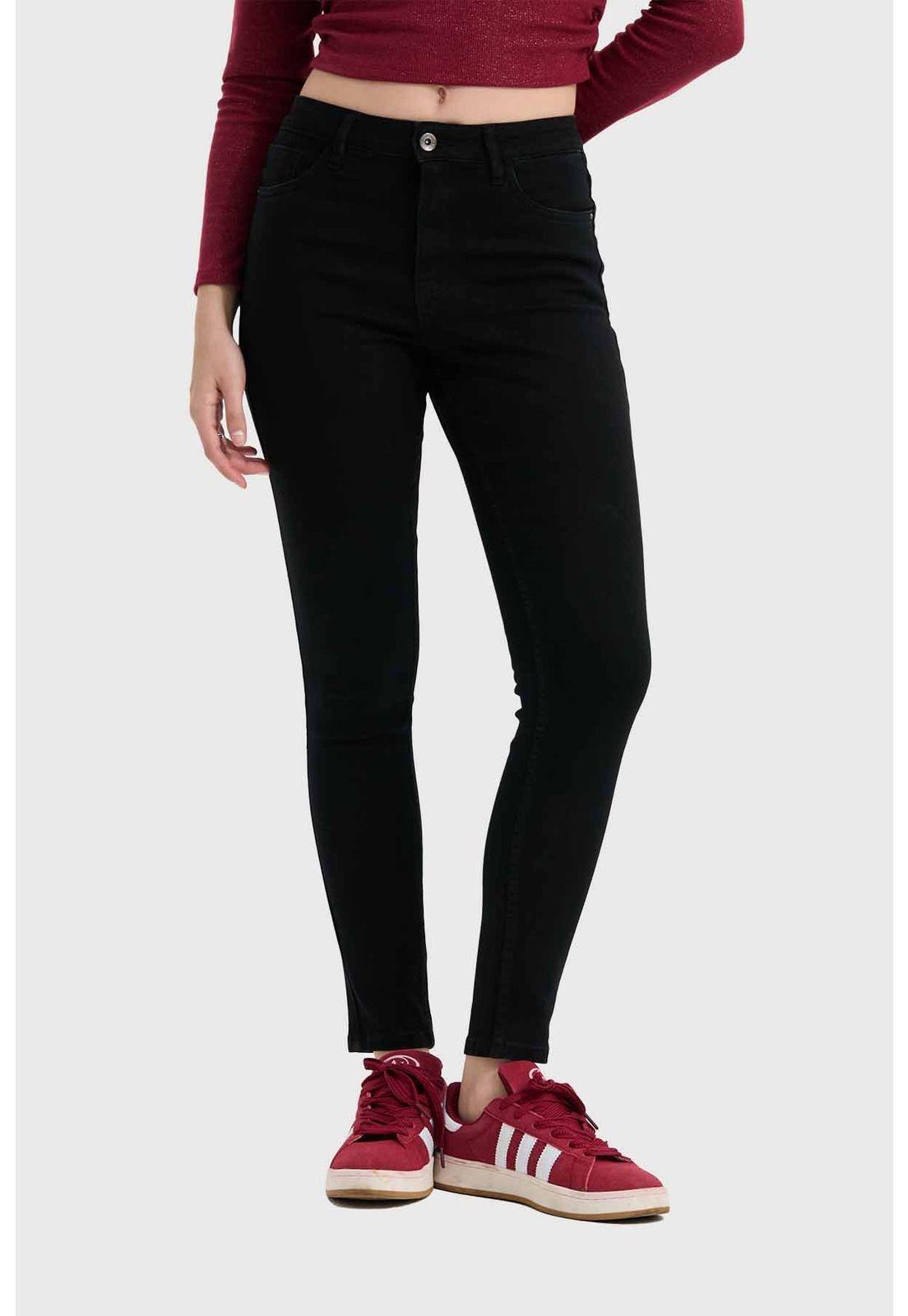 Jeans Mujer Skinny Emilia Negro-0