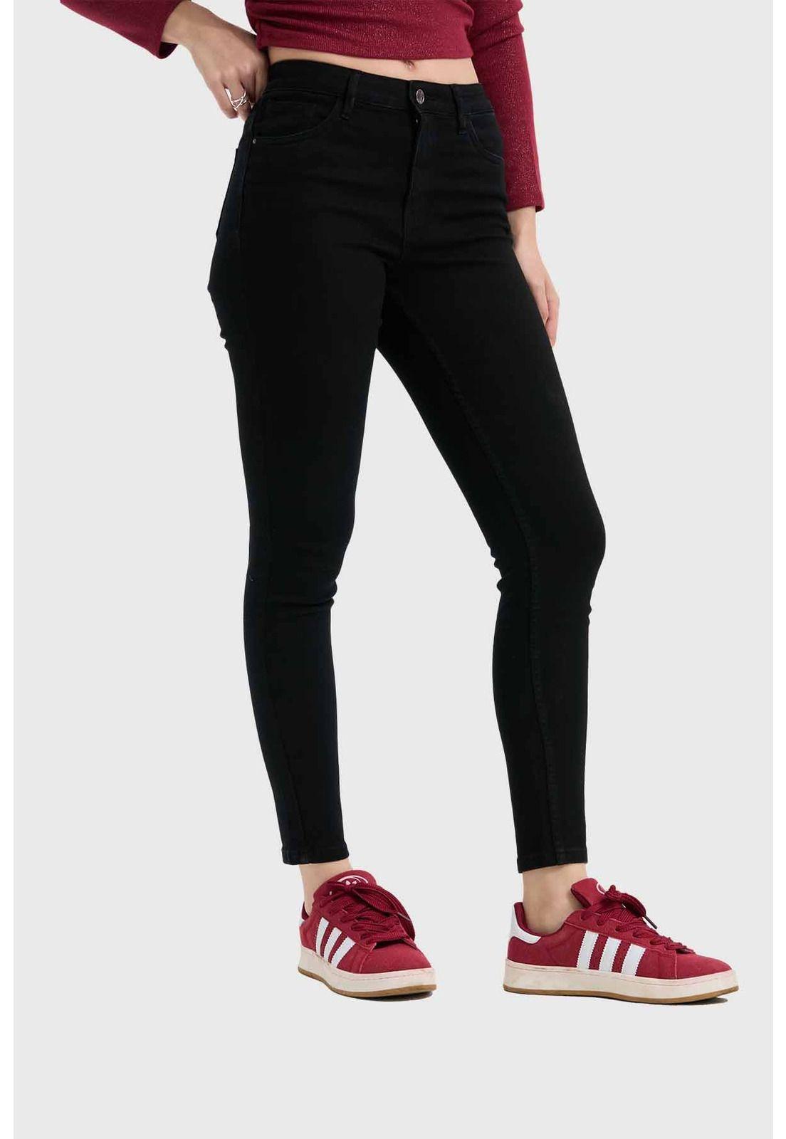 Jeans Mujer Skinny Emilia Negro-1