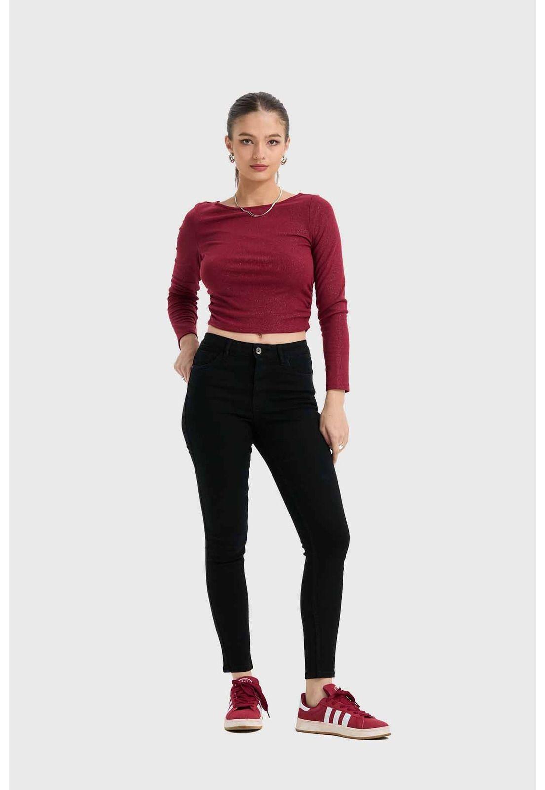 Jeans Mujer Skinny Emilia Negro-3