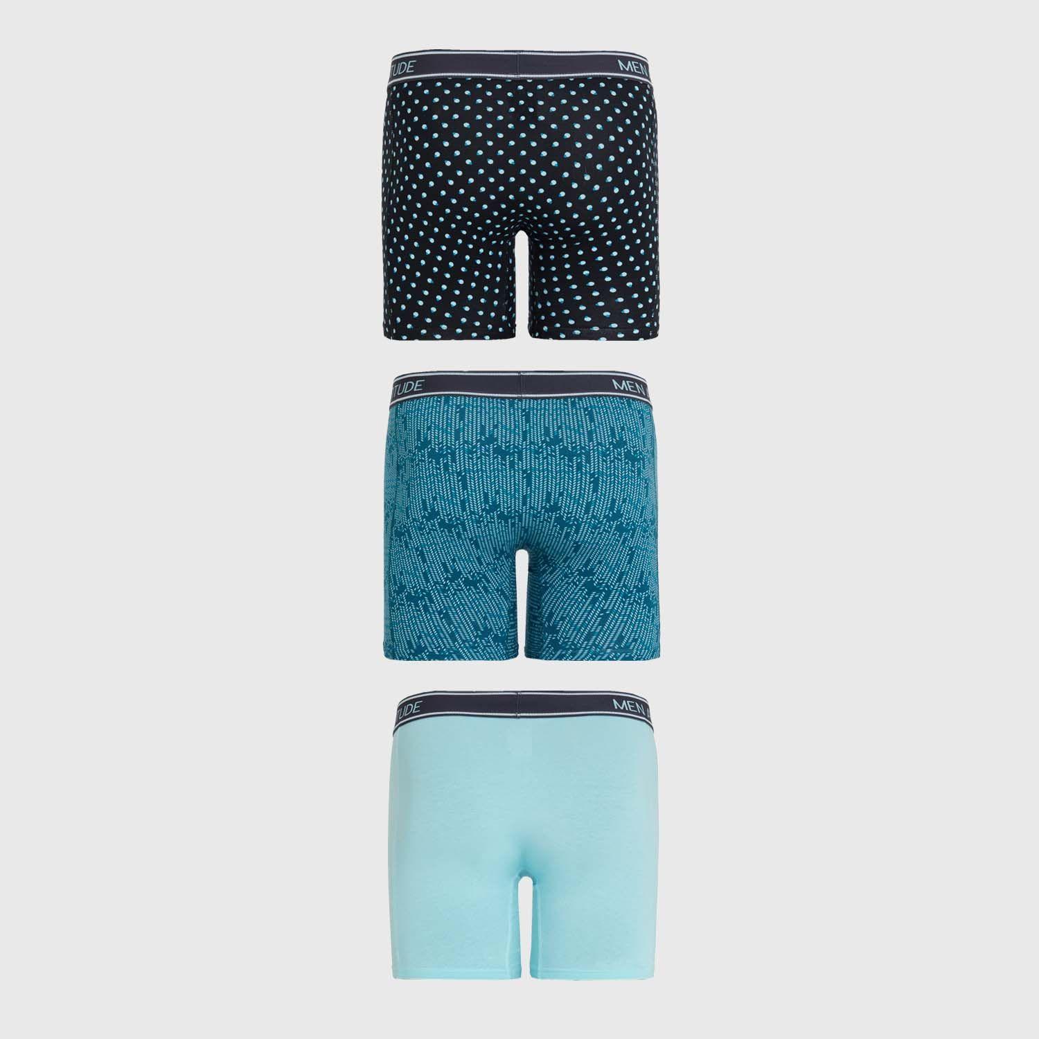 Boxer Tripack Estampado Verde Claro Hombre-1
