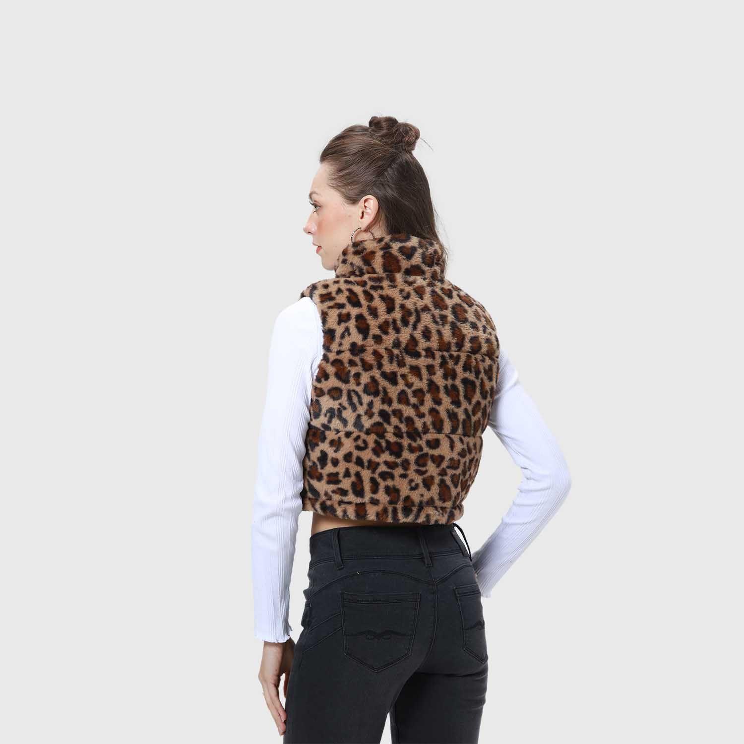 Parka Mujer Piel Reversible Cafe Fashion's Park-2