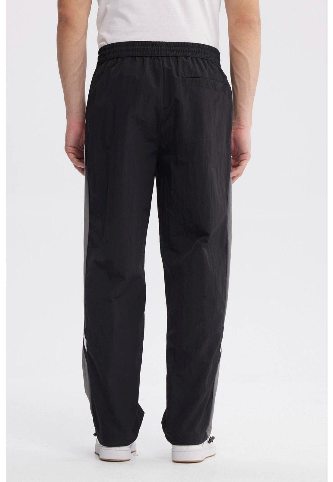 Pantalón Hombre Juvenil Calce Recto Negro - ll-2