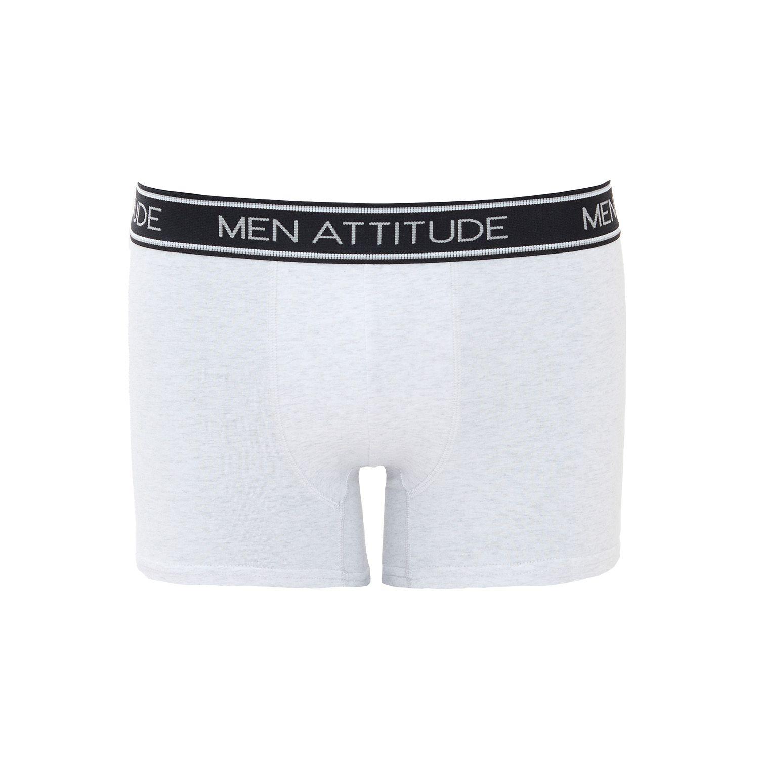 Boxer Hombre Bipack Lisos Gris-0