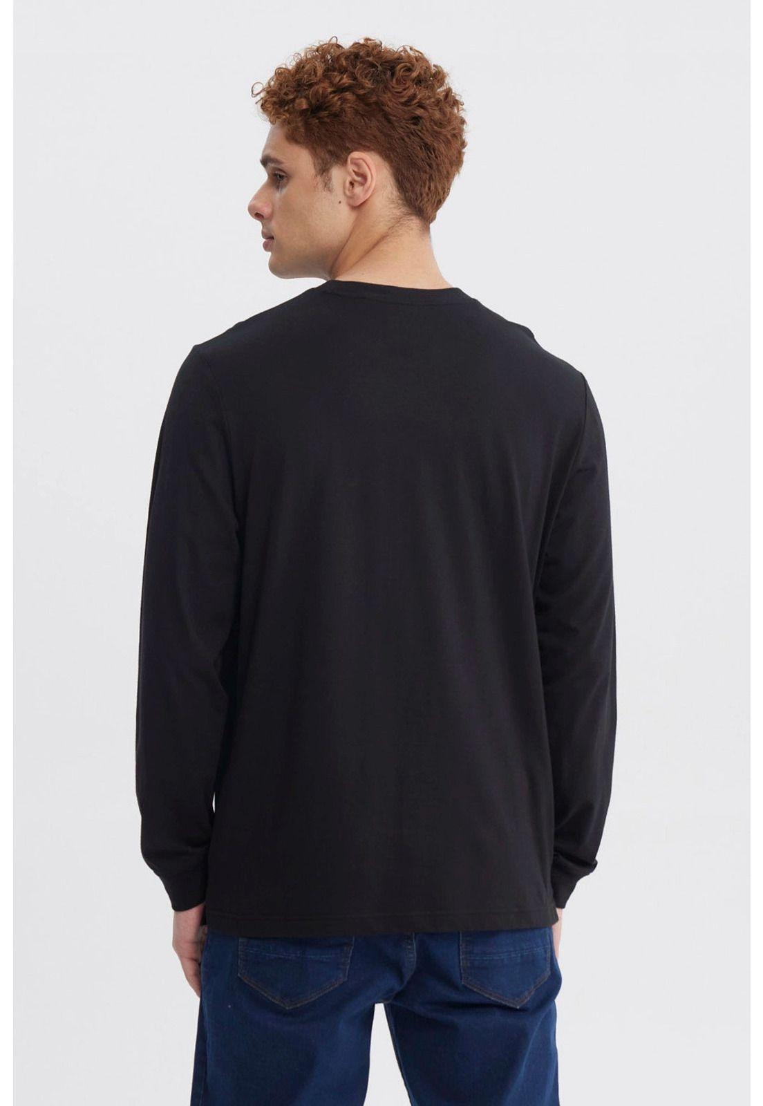 Polera Hombre Slim Negro - Xl-2