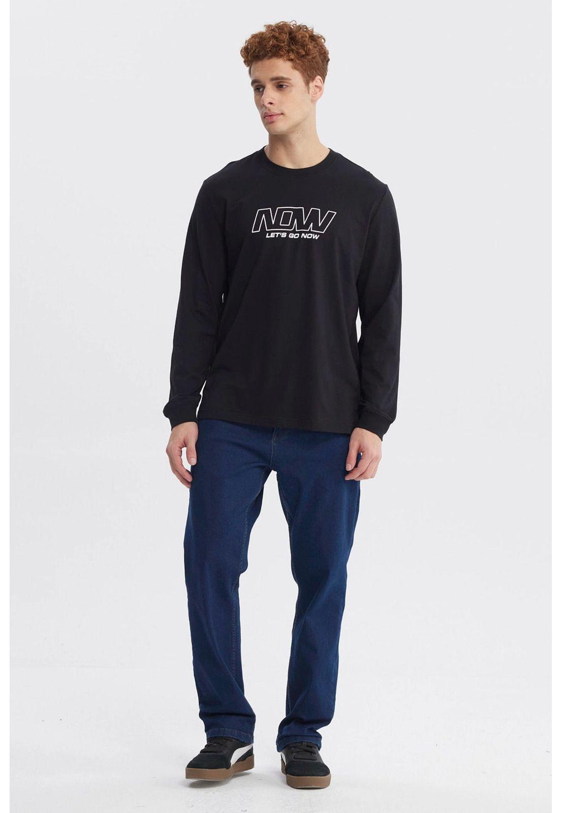 Polera Hombre Slim Negro - Xl-3