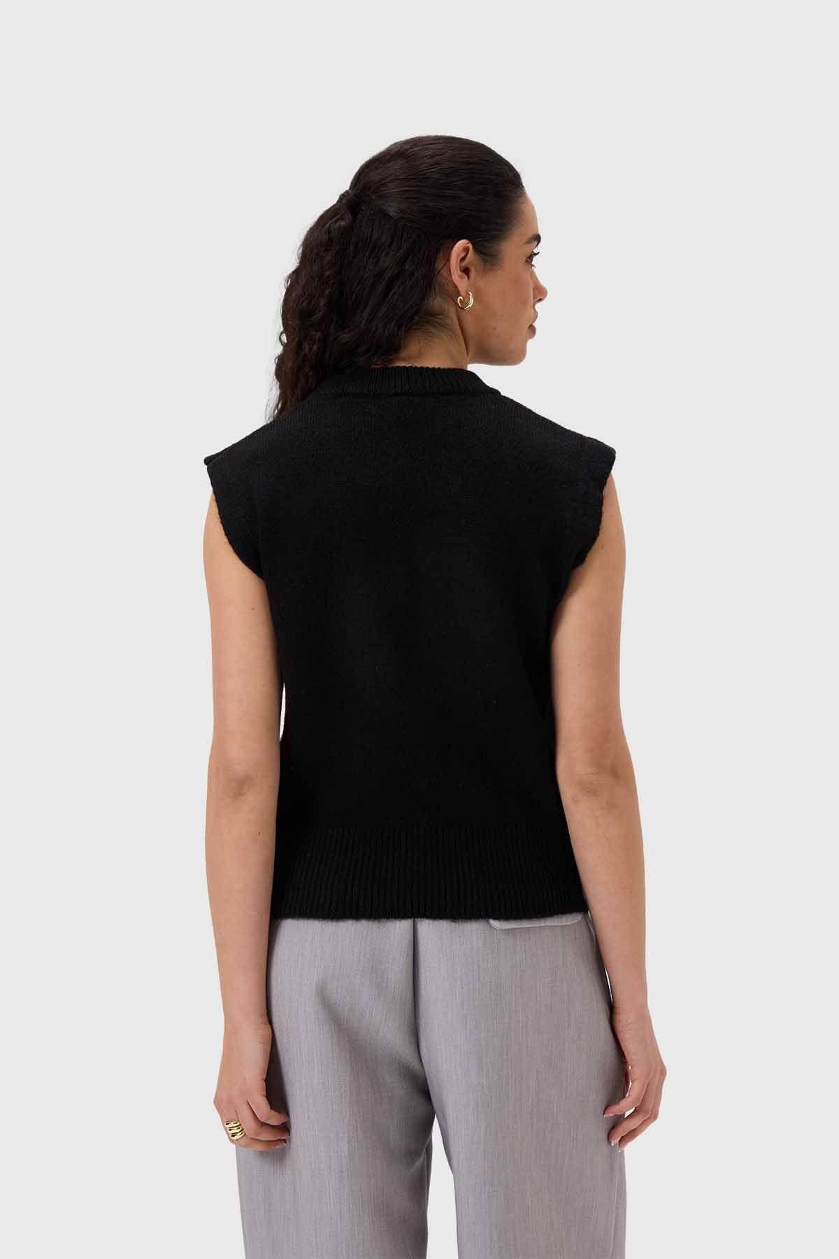 Sweater Mujer Negro-2