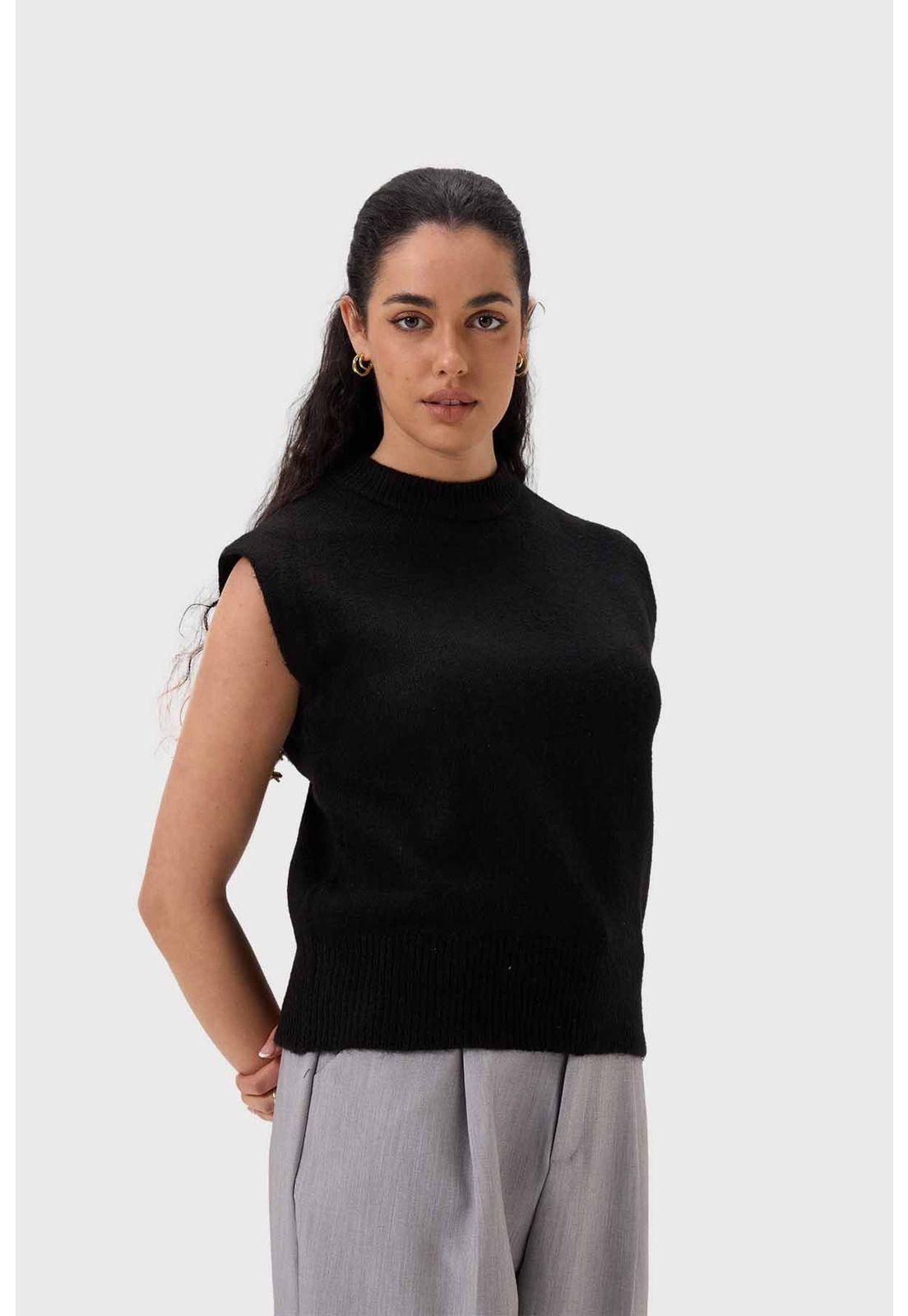 Sweater Mujer Negro - ll-1