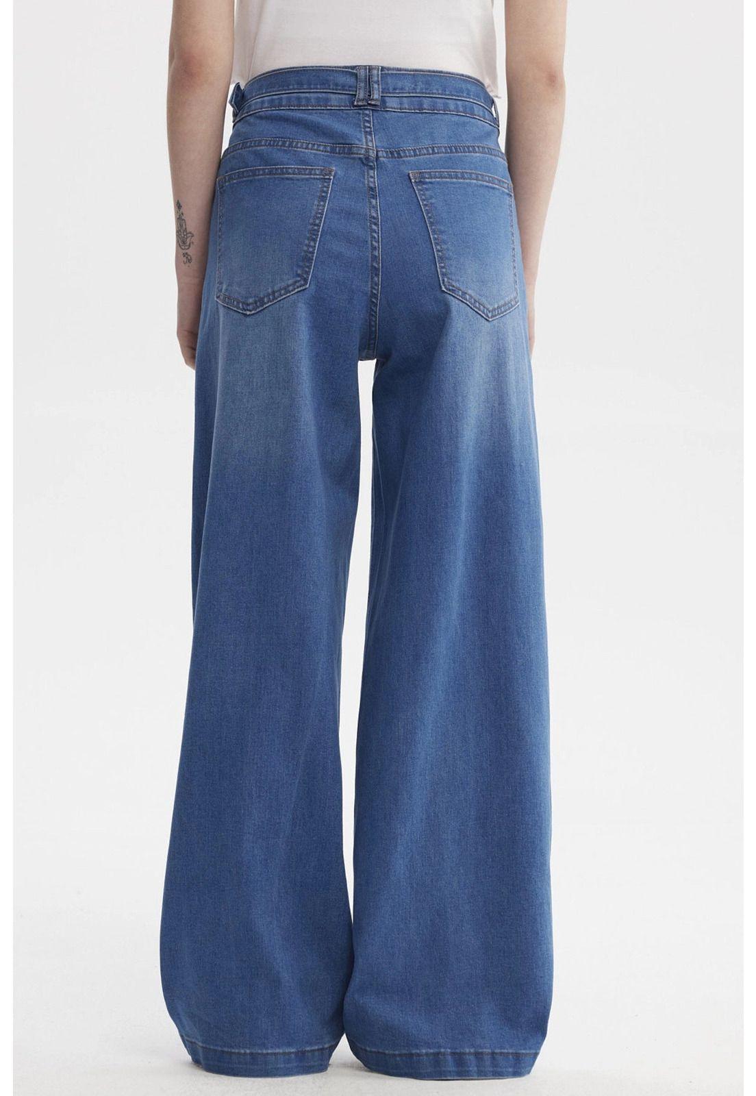 Jeans Mujer Baggy Moda Azul - ll-2