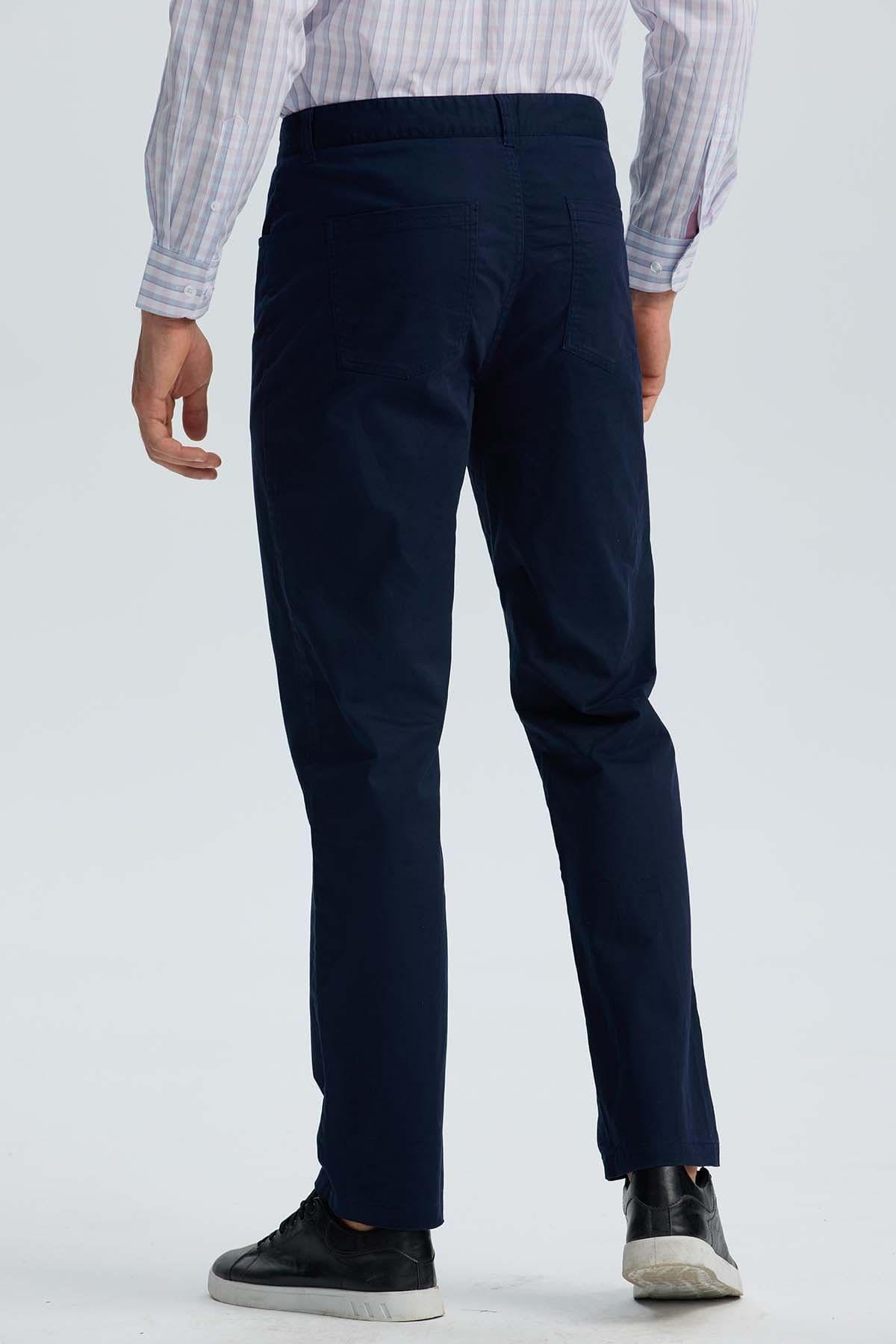 Pantalón Hombre Five Pocket Azul Marino-2