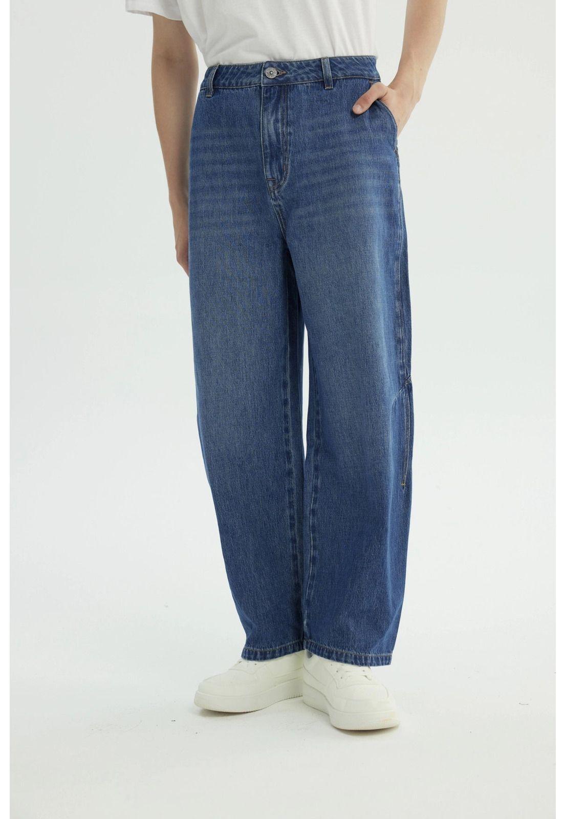 Jeans Hombre Baggy Azul - lll-0