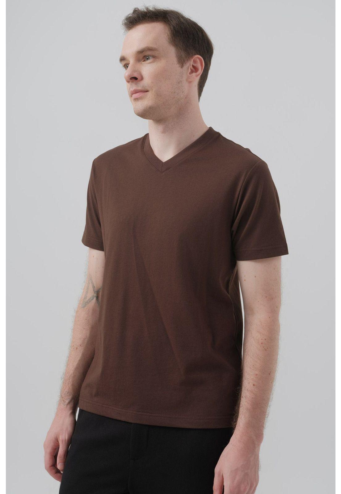 Polera Hombre Regular Café - ll-1