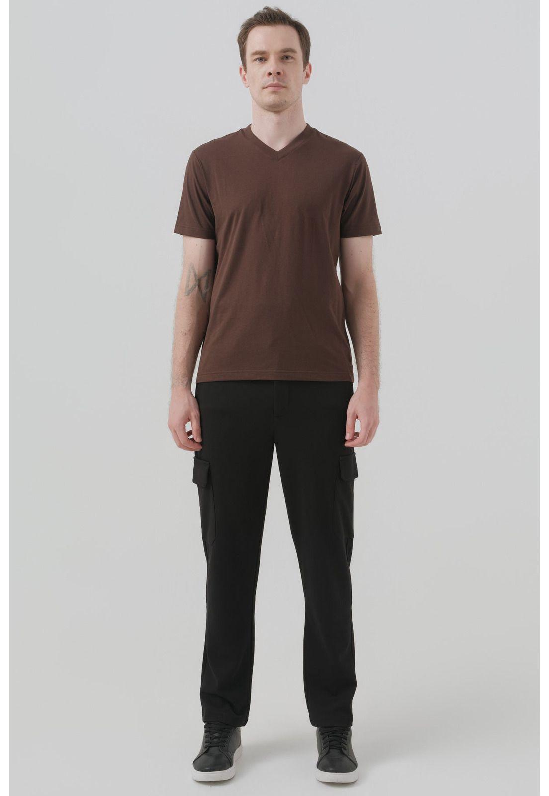 Polera Hombre Regular Café - ll-3