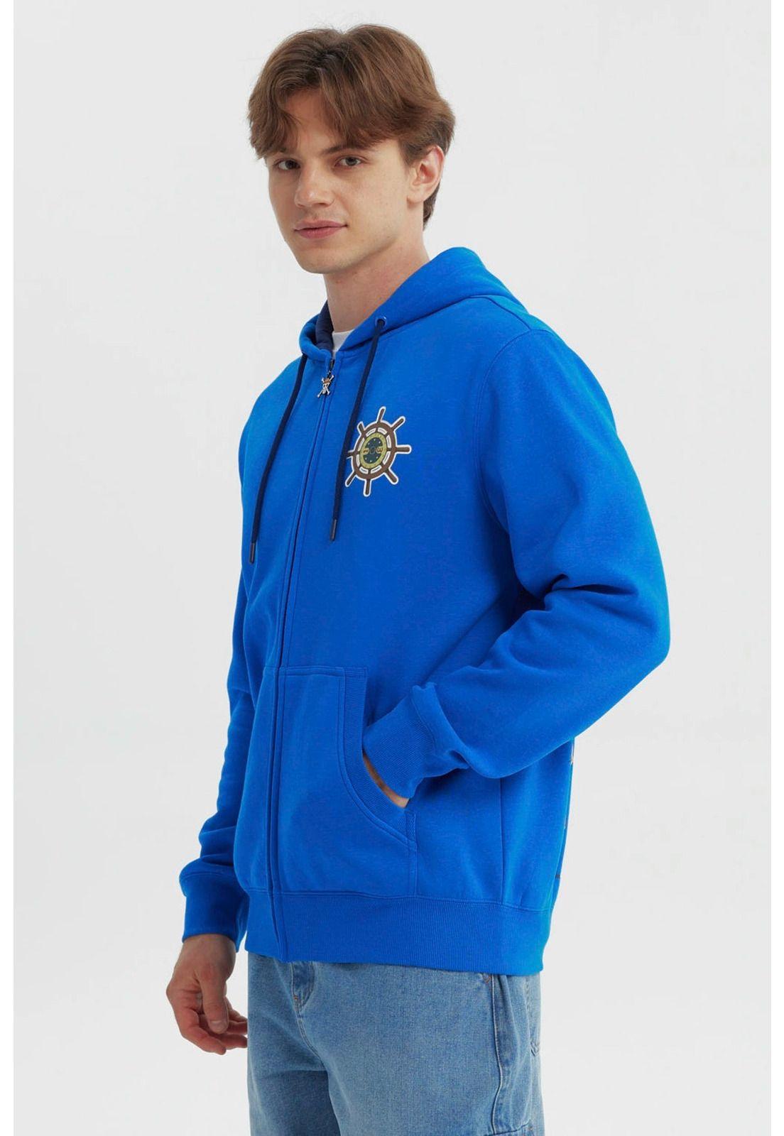 Polerón Hombre One Piece Azulino-2