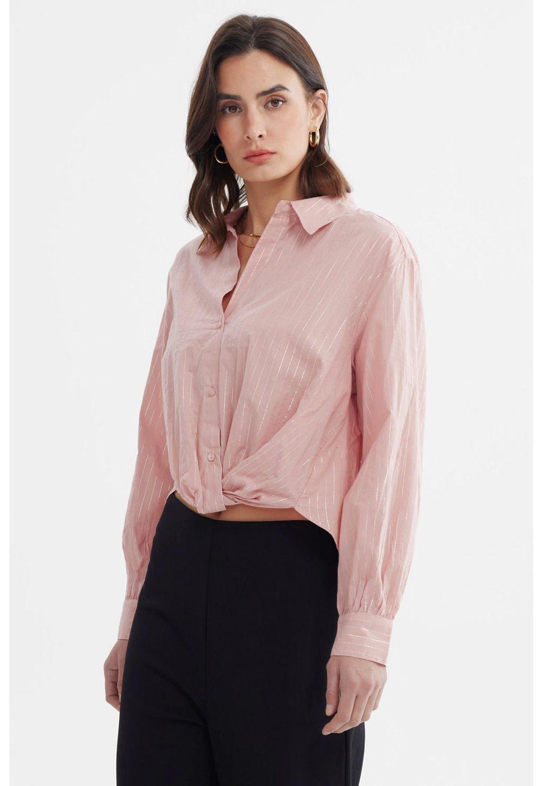 Blusa Mujer Oversize Rosado-1