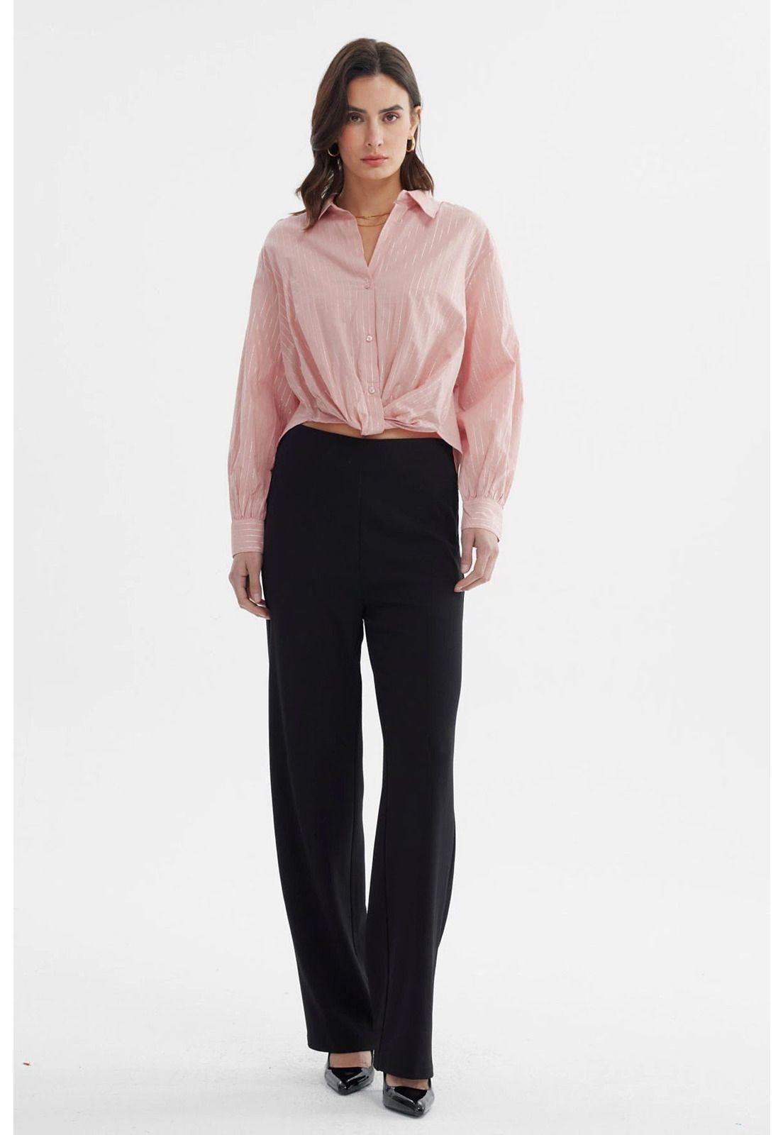 Blusa Mujer Oversize Rosado-3