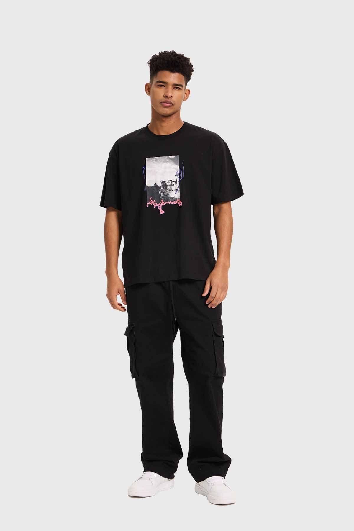 Polera Hombre City Negro-3