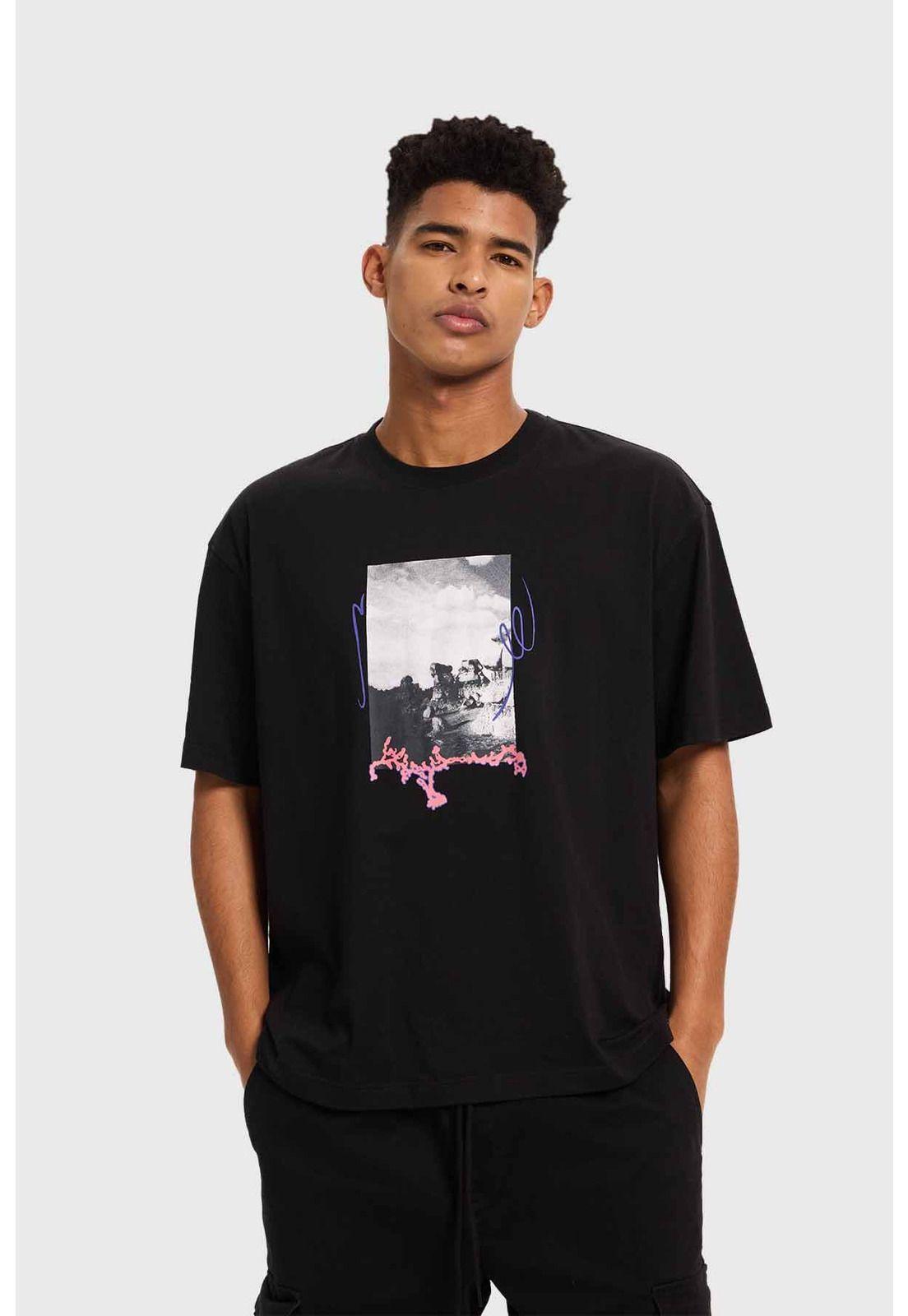 Polera Hombre City Negro-0